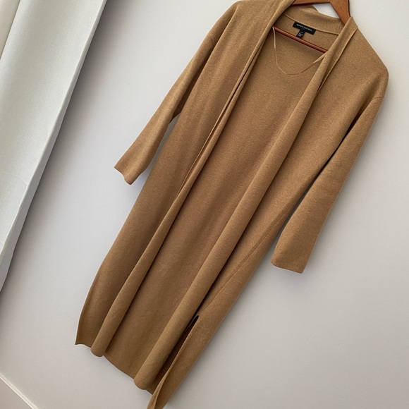 Banana Republic Jackets & Blazers - Banana Republic Women's Long Cardigan in Sand beige brown Size XXS Petite